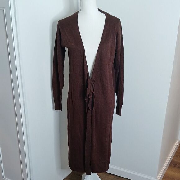 Lovers + Friends Brown Long Cardigan Sweater - Picture 1 of 3